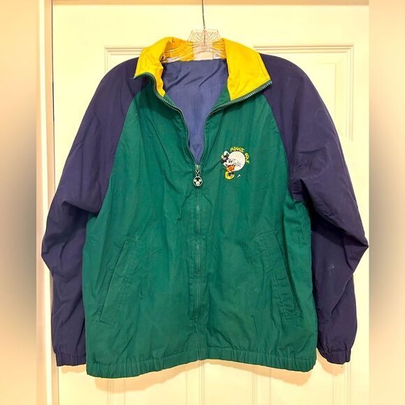 Mickey & Co Disney Vintage Minnie Golf Zip Up Windbreaker Jacket Size S - Picture 1 of 10